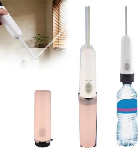 Vista 11 de Hibbent Bidé portátil para viajes, rociador eléctrico de mano de alta presión, bidé de viaje recargable para mujeres y hombres, limpieza de higiene