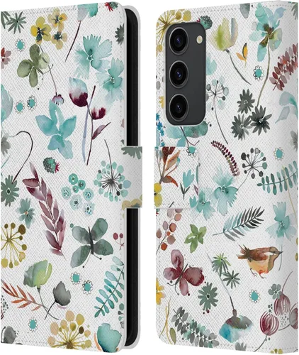 Vista 185 de Head Case Designs Officially Licensed Ninola Butterfly Nature Spring Floral Leather Wallet Case Compatible with Samsung Galaxy A07 4G