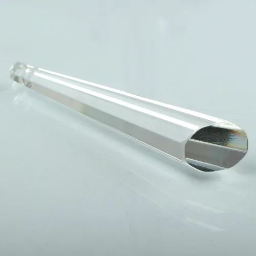 Vista 2 de Sun Cling® Prismas de cristal de carámbano de pierna de buey de 3.937 in, paquete de 10