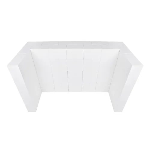 Vista 9 de EverBlock Kit de barra y mostrador en voladizo de 4 pies para uso en el hogar, ventas o eventos Bloques de construcción gigantes Fácil