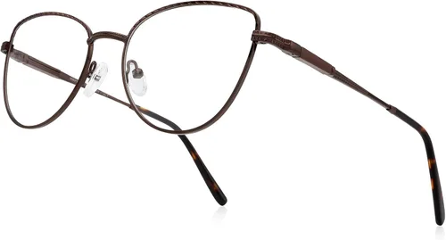 Vista 11 de RB. Pilot - Lentes de lectura retro de ojo de gato para mujer, con bloqueo de luz azul, lentes de computadora con bisagra de resorte