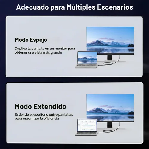 Vista 4 de Cable Angusplay USB C a DisplayPort 2.1, cable Thunderbolt 4/3 a Display Port, cables USB C a dp de 40Gbps compatible con 16k@30Hz, soporte 8K@120Hz