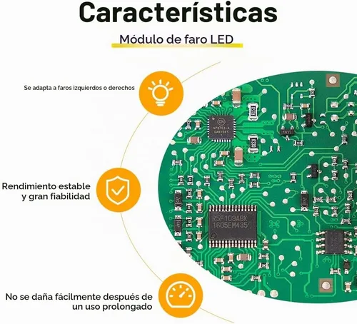 Vista 5 de Módulo de faros delanteros FB53-13B626-B FB5Z-13C788-B compatible con Ford