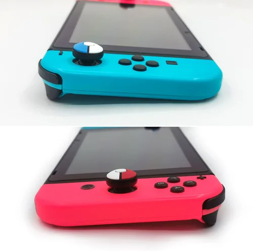 Vista 4 de FPS Thumb Grips Set for Nintendo SwitchOLEDLite,for Nintendo Switch Joystick Caps,Silicone Analog Stick Caps for Switch Joycon,Assist Motion