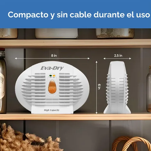 Vista 2 de Deshumidificador pequeño renovable E-500 de Eva-Dry