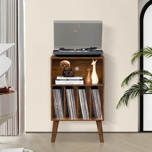 Vista 38 de Lerliuo - Soporte para tocadiscos, soporte para tocadiscos negro con capacidad para hasta 160 álbumes