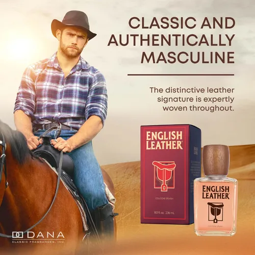 Vista 4 de Dana Colonia de Cuero Inglés para Hombres 8 Oz