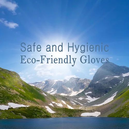 Vista 3 de Guantes de goma de cocina de calidad Mamison (1 par, pequeño). Guantes de goma de látex natural reutilizables y antideslizantes para cocina