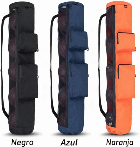 Vista 7 de VISEMAN Bolsa de equipo de malla para pelotas Bolsa de equipo deportivo resistente con diseño de correa de hombro ajustable para entrenamiento