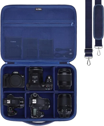 Vista 12 de Funda para Canon EOS T7 R50 R100/Sony Alpha a6400 a6700 Cámara Púrpura