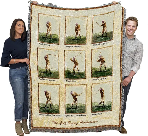 Vista 12 de Pure Country Weavers Anita Phillips - Manta tranquila para amantes del golf – Tapiz de regalo para fanáticos de los deportes, entrenadora, manta