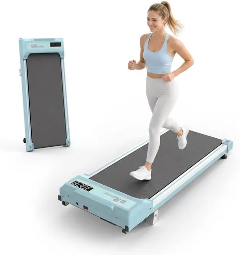 Vista 10 de Caminadora para el hogar y la oficina - Cinta de correr para debajo del escritorio con 6% de inclinación manual, control remoto, pantalla LED, motor