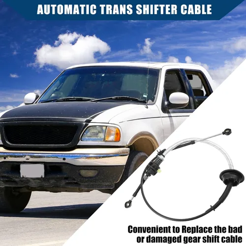 Vista 3 de 4L3Z-7E395-BA/Cable de cambio de engranajes de transmisión automática para Ford F150 2004 / Cable de palanca de control automático WO/Flow Thru