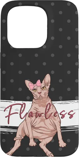 Vista 14 de Funny Sphynx Cat Flawless Naked Cat Fat Hairless Cat Case for iPhone 17