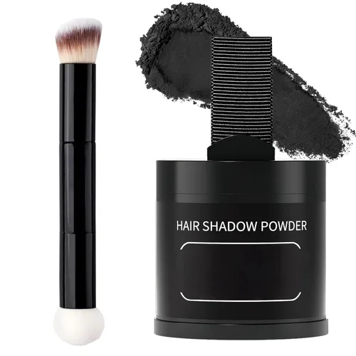 Vista 31 de Polvo para la línea del cabello (caoba) - Cubra instantáneamente las raíces de cabello canoso, sombra para el color del cabello, retoque