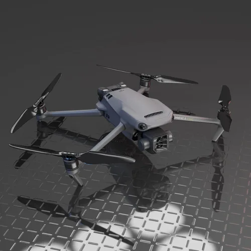 Vista 2 de Master Airscrew Hélices Stealth para DJI Mavic 3 y Mavic 3 Pro/Cine/Enterprise/Classic/3T/3M - Negro, 4 uds