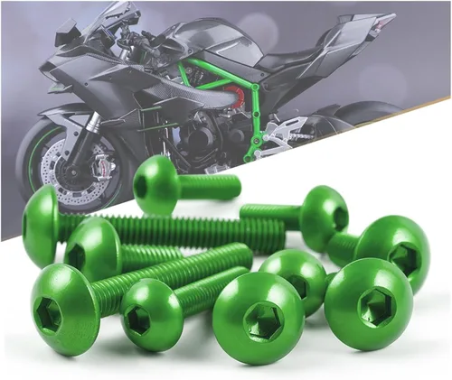 Vista 4 de Complete Fairing Bolts Screw Compatible with Versys 650 Compatible with Ninja 650R 1000 Z750 Z1000 ZZR600 ZX6R ZX7R ZX9R ZX10R ZX12R ZX14R