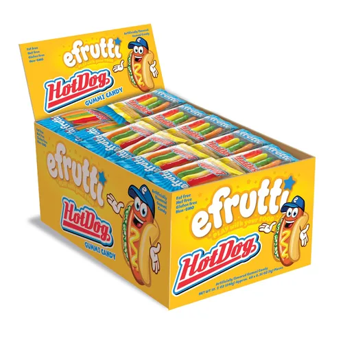 Vista 7 de efrutti - Mini cupcakes, caramelos de goma afrutados, envueltos individualmente, 60