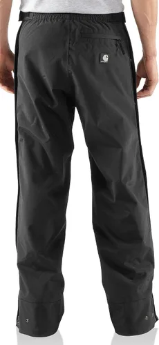 Vista 3 de Carhartt - Pantalón impermeable transpirable para hombre, color negro