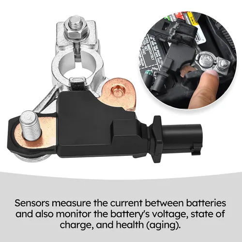 Vista 3 de Sensor de corriente de batería 38920-TR0-A02/Sensor de temperatura y voltaje de batería para Honda Civic 2012-2015, Honda Crv 2012-2016/2013-2021
