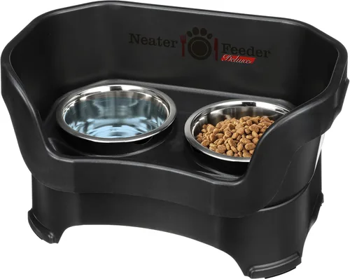Vista 23 de Neater Pet Brands Neater Feeder Deluxe Cuencos para Perros Elevad os a Prueba de Derrames para Perros Pequeños Menos de 19 lbs, Fabricado en EE.UU.