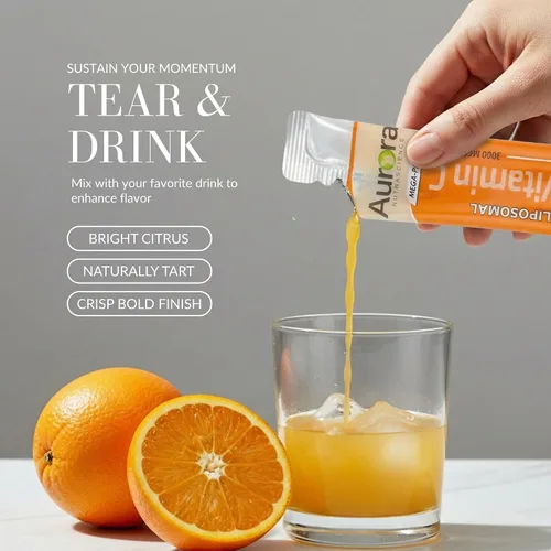 Vista 7 de Aurora Nutrascience Vitamina C liposomal de 1,000mg de alta absorción – Suplemento de apoyo inmune para estilos de vida activos, antioxidante