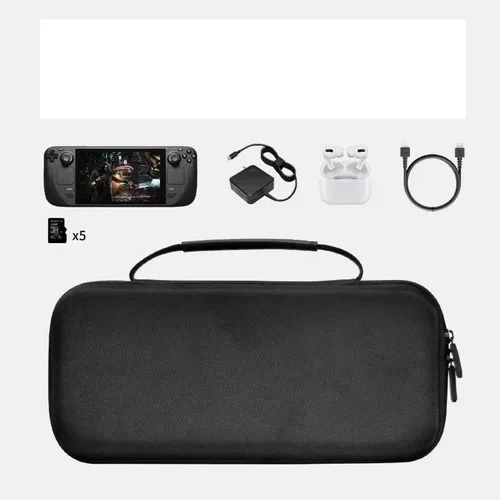 Vista 5 de Steam Deck Case,Carry Case for Steam Deck,Game Traveler Steam Deck Case,Protective Hard Portable Travel Carry Case Shell Pouch with Pockets for