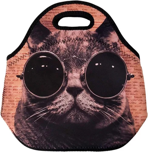 Vista 22 de Wrapables® Bolsa de almuerzo de neopreno aislada, plátanos