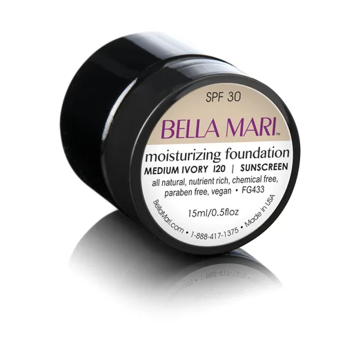 Vista 11 de Bella Mari - Base hidratante natural, color beige claro (B10); plástico sin PBA de 2