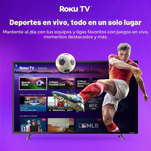 Vista 15 de Hisense Smart Roku TV Class E6SR Series Hi-QLED 4K UHD de 43 pulgadas (43E6SR, modelo 2026) - Dolby Vision, modo de juego Plus, VRR, ALLM, DTS