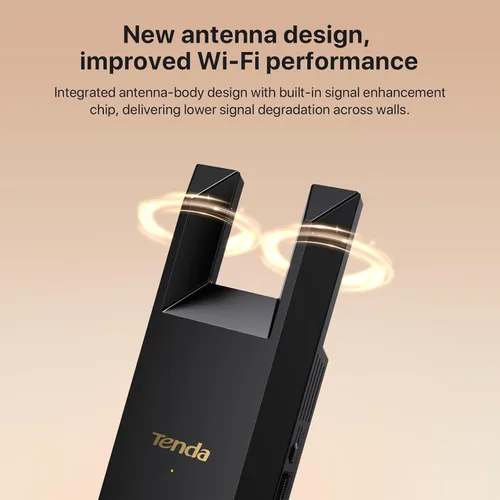 Vista 4 de Tenda Extensor WiFi N300 Extensor WiFi, con puerto Ethernet, hasta 800 pies cuadrados, extensor de alcance WiFi de banda única, modo repetidor