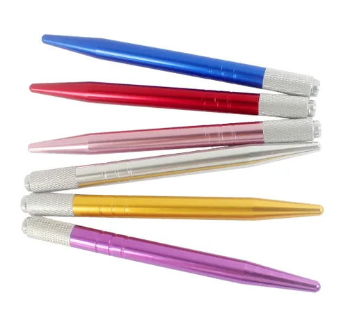 Vista 2 de Xiaoyu 6PCS Manual Tatuaje Microblading Pluma Máquina De Tatuaje Ceja Microblading Plumas para Maquillaje Permanente Suministros De Tatuaje - Style1