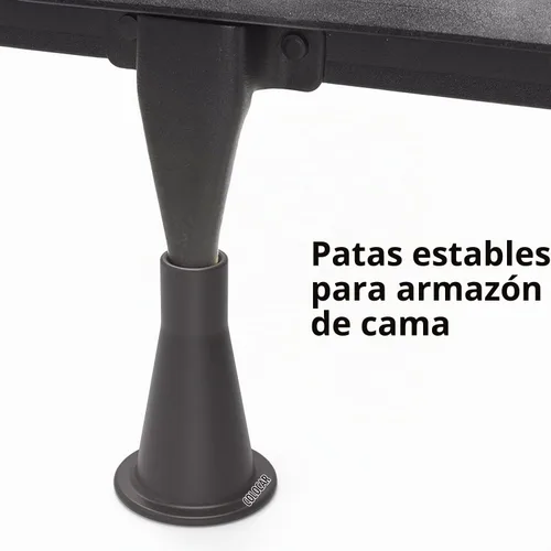 Vista 3 de 6 patas de marco de cama, evitan deslizamientos de plástico
