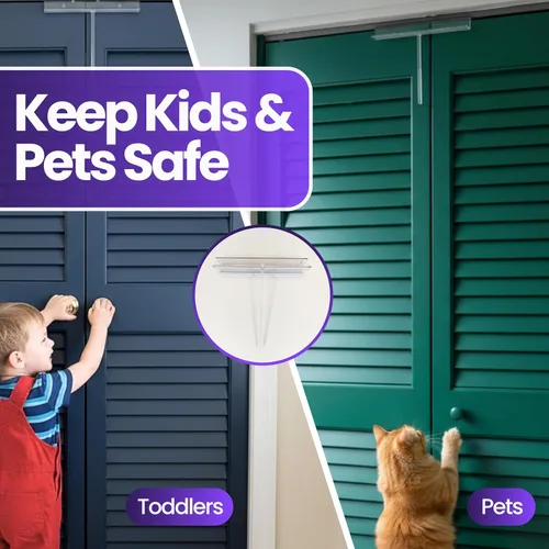 Vista 7 de Mommy 's Helper slide-bloqueo de puerta, Total 1, Blanco