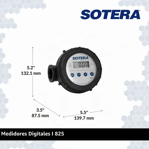 Vista 2 de Fill-Rite 825 Medidor Digital / 2 - 20 GPM