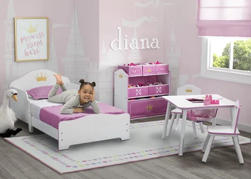 Vista 2 de Delta Children Alfombra rectangular de punto perla para niños, 53 x 59 pulgadas