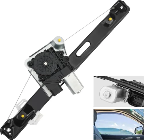 Vista 10 de Regulador de ventana, compatible con BMW 3 E90 E91 2006-12 323i 325i 325xi 328i 328xi 330i 330xi 335d 335i 335xi xDrive M3 BMW 3 Elevaluna trasero