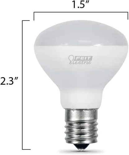 Vista 4 de Feit Electric BPR14DMN/927CA/4 40W EQ DM R14 Bombillas LED, 4 Bombillas