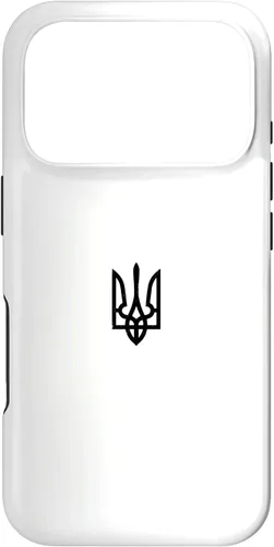 Vista 30 de Símbolo de Tridente ucraniano - Ucrania Tryzub Funda para iPhone 17