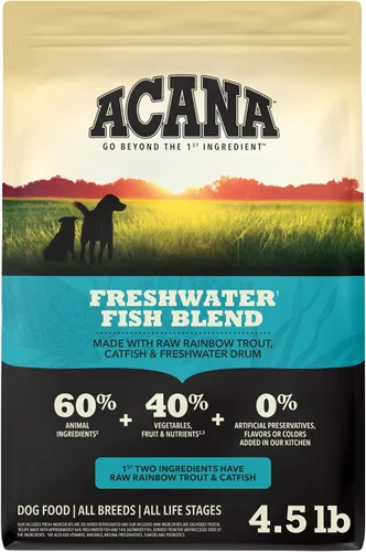 Vista 11 de ACANA Alimento Seco para Perros Sin Granos Receta de Aves de Corral Criadas en Libertad Bolsa de 4.5 libras Grain Free, High Protein, Made in the
