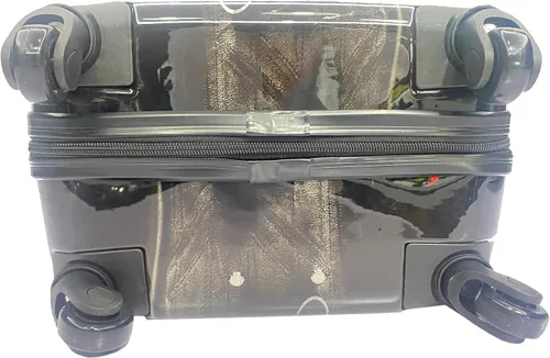 Vista 9 de Fast Forward Equipaje de 20 Pulgadas para Niños - Trolley de Viaje de Lado Duro para Preadolescentes, maleta para niñas con ruedas, negro