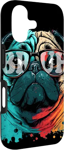 Vista 3 de Bruh Pug Aesthetic Funny Men Women Boy Girl Dog Case for iPhone 17