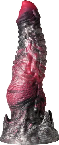 Vista 10 de CREATURE COCKS Hades - Consolador de silicona para hombres, mujeres y parejas. Consolador de criatura de fantasía, base de ventosa fuerte. Texturas
