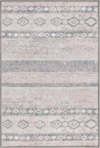 Vista 3 de Unique Loom Timeless Collection - Alfombra rectangular (2' x 3' 1", rectangular, gris/marfil)