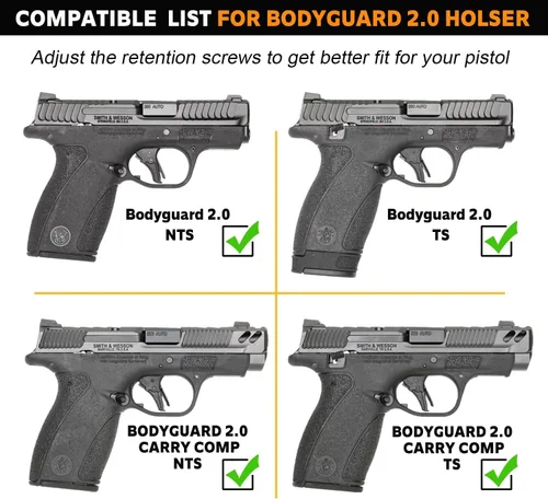 Vista 2 de PROUS Funda Kydex IWB Select para Echelon/Hellcat Pro/Hellcat, S&W Bodyguard 2.0/M&P 9/.40, Glock 17/19/43X MOS, Sig P365/P320 M17 M18, Taurus