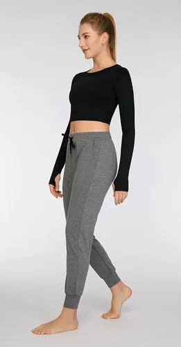 Vista 4 de PATTERN HOUR Pantalones deportivos para mujer con bolsillos, pantalones deportivos para mujer, pantalones suaves para yoga, entrenamiento, correr