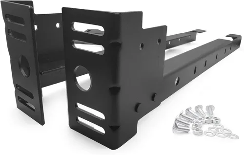 Vista 7 de Juego de soportes de extensión para pie de cama - Kit de accesorios - Apto para camas twin, full, queen o king