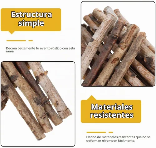 Vista 9 de 20pcs ramas de abedul naturales ramitas de abedul palillos para accesorios de foto palos de madera arreglo floral