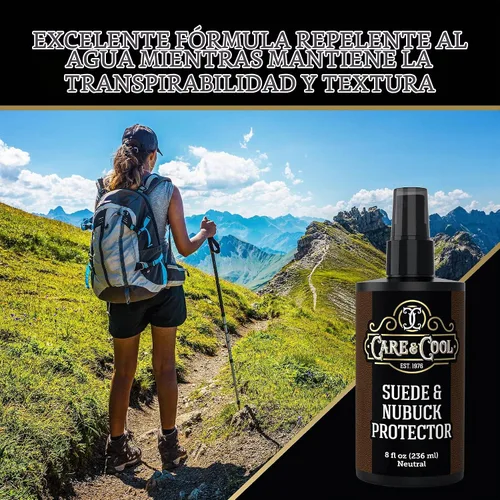 Vista 4 de Care & Cool Suede & Nubuck Protector Spray, Water & Stain Repellent