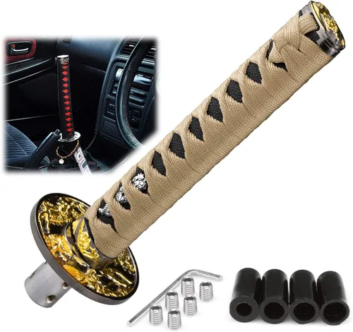 Vista 27 de EZAUTOWRAP Espada Samurai 5.9 pulgadas., 10cm, Negro Blanco